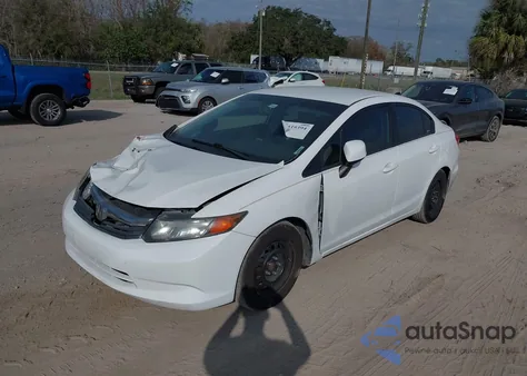 2012 Honda Civic Lx из США, поврежденный, VIN 19XFB2F56CE051131